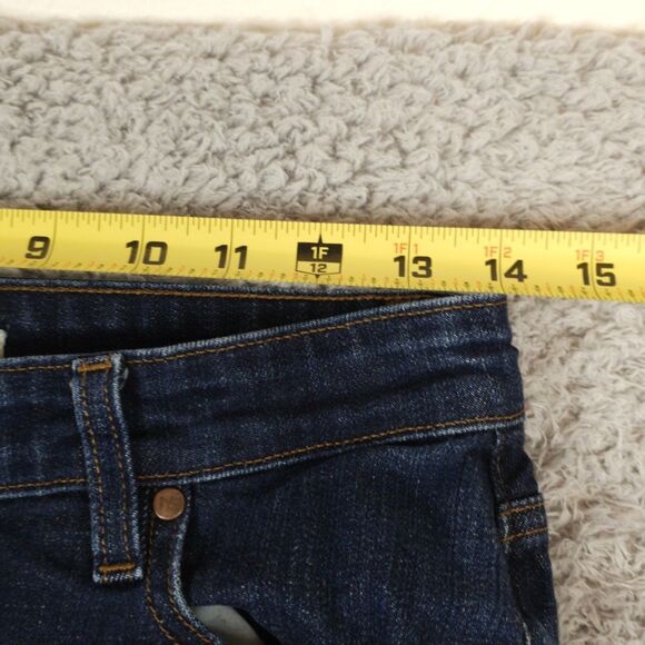 Eileen Fisher Women’s Dark Wash Jeans Size 2 Wide Leg Organic Cotton Minimalist - Picture 6 of 6